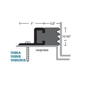 Adjustable Weatherstrip With Fasteners