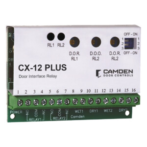 CX-12 Plus door interface relay, Camden Door Controls.