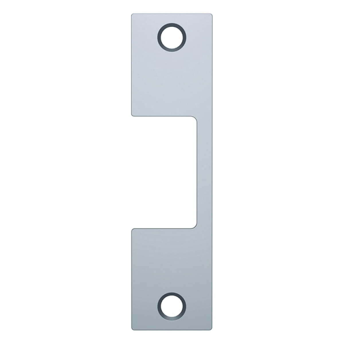 Faceplate for electric strike cylindrical lock