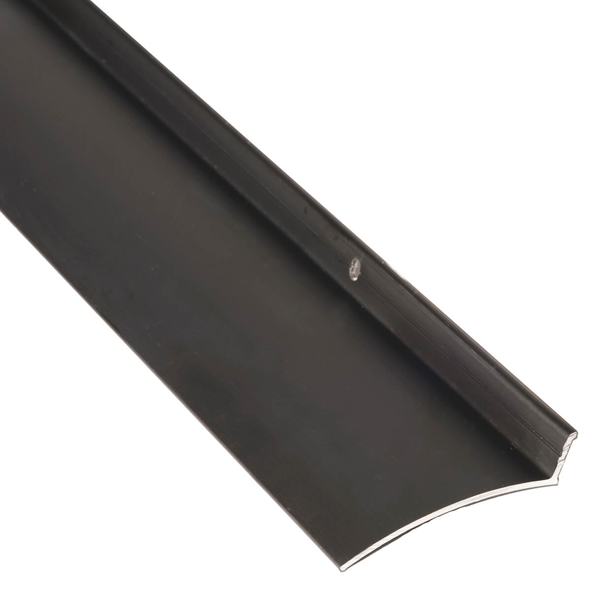 Black door sweep laying on a white background.
