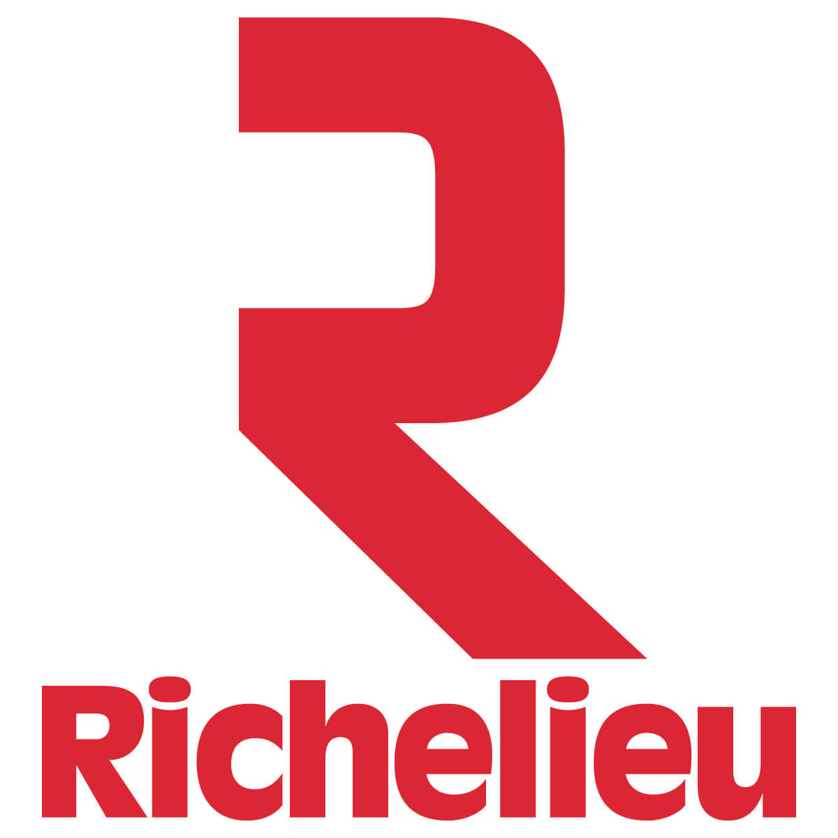 Red Richelieu logo on white background.