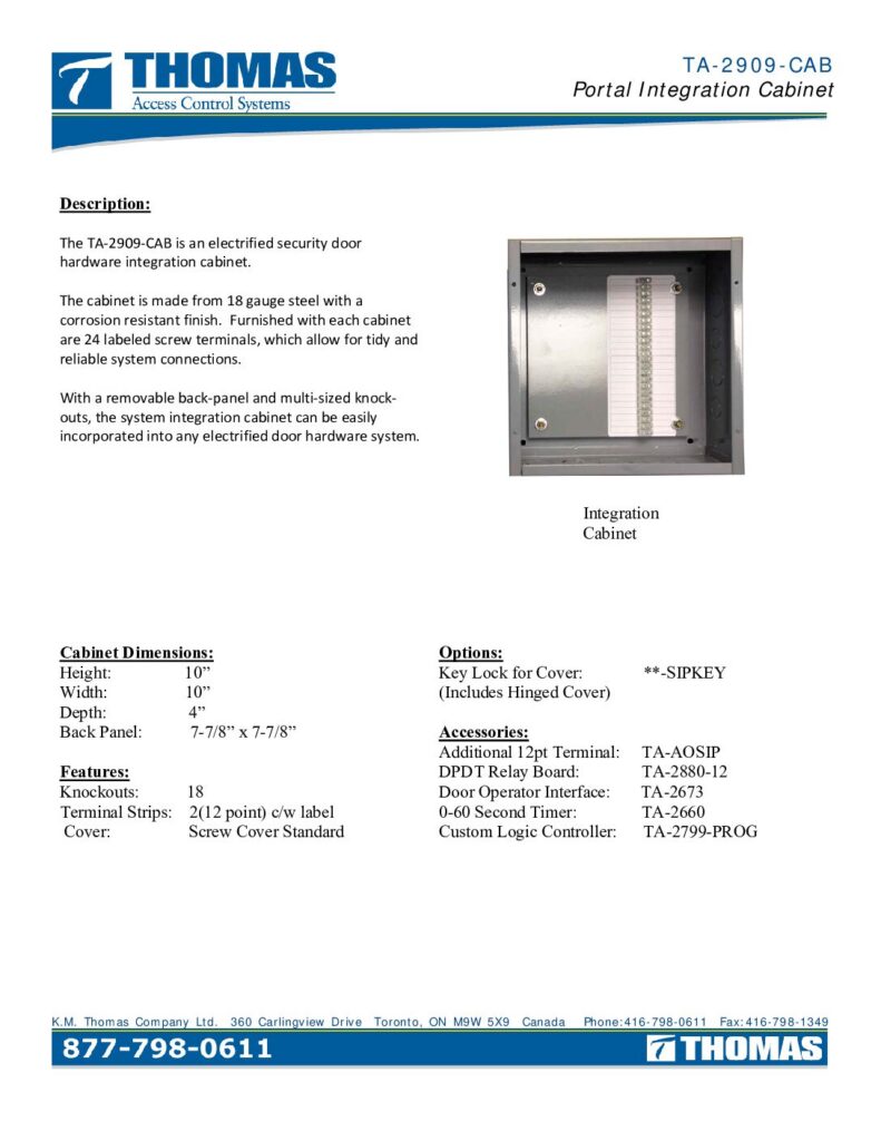TA2909-CAB