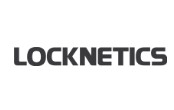 Locknetics logo in bold black wordmark.